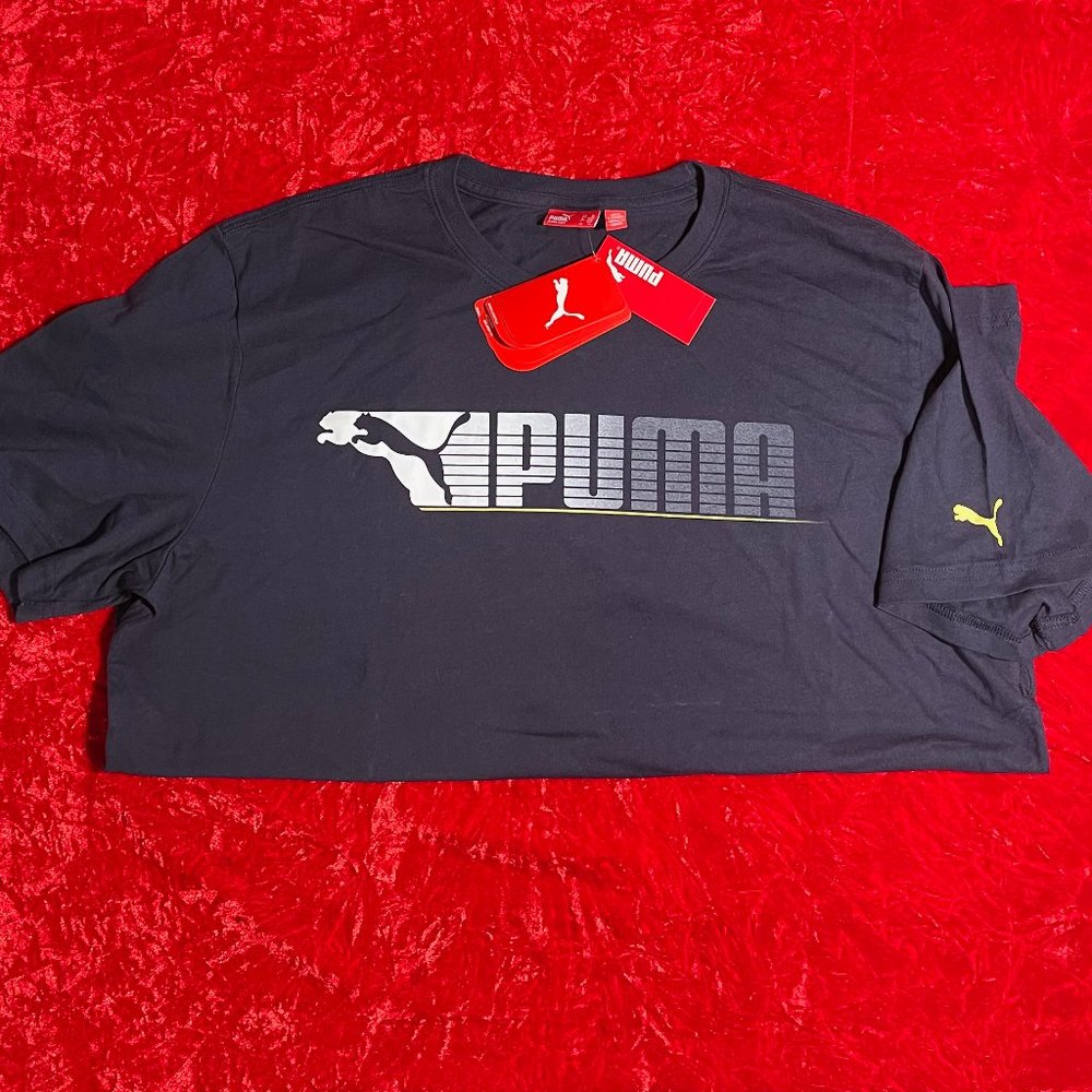 Puma Navy Graphic T-shirt SS - XL